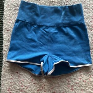 Wild Fable High Waist Blue Tight Shorts